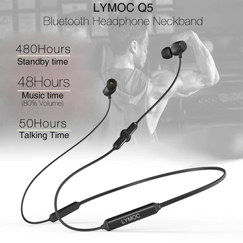 LYMOC Q5 Casti Bluetooth Sport Wireless Căști 48 de ore de Convorbiri de Susținere Căști Stereo de Funcționare pentru iPhone Samsung Huawei
