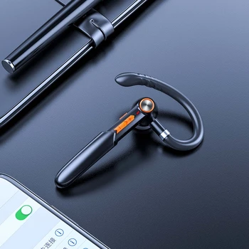 M100 Bluetooth Wireless De Afaceri Cârlig Stil Handsfree Casti Cu Microfon Reducere A Zgomotului De Sport Clema Muzica Căști De Conducere L