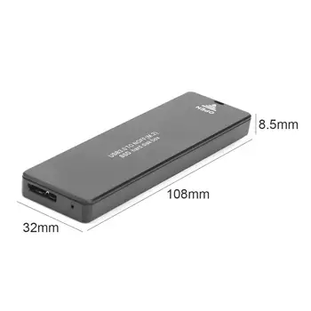 M2 HDD SSD Caz de unitati solid state SATA M. 2 pentru Tip-C 3.0 Hard Disk Cazul Hard Disk Extern Cabina M2 2242 2260 2280 Hard Disk Cabina