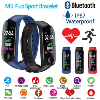 M3 Plus Smart Watch Sport Band Inteligent Monitor De Presiune Sanguina Inteligent Bratara Smartwatch-Bratara M3 Plus Bratara Pentru Barbati Femei