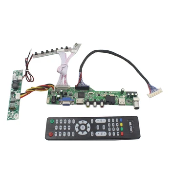 M6V5 TV LCD controler de bord suport TV AV VGA Audio USB HDMI pentru 23.8 inch lcd 1920x1080 M238HCJ-L31 MV238FHM-N10