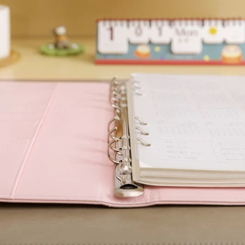 Macaron Traveler ' s Notebook, Jurnal, caiet de Schite agenda organizator drăguț planificator de călătorie jurnal de Birou Personal notebook-uri de papetărie