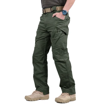 MAGCOMSEN Tactice Pantaloni Barbati Urban IX9 Militare Rip-stop de Lupta Armata Pantaloni de Bumbac Multi-Buzunare de Marfă Casual Pantaloni Om