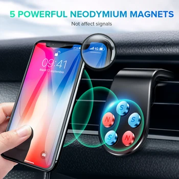 Magnetic Masina cu Suport pentru Telefon Mini Aerisire Magnet Montare Telefon Mobil GPS Smartphone-uri de Suport Stand Pentru iPhone 11 8 Pro Samsung