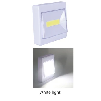 Magnetic Mini ȘTIULETE de LED Lumina de Perete, Lumini de Noapte Lampa de Tabără AAA Baterie cu Comutator Bandă Magic pentru cabinet Garaj, coridor