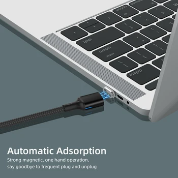 Magnetic USB C Cablu de 100W PD Încărcare Rapidă 4.0 Tip C Tip C Cablu pentru Samsung pentru MacBook 5A Rapid Încărcător Cablu de Transfer de Date