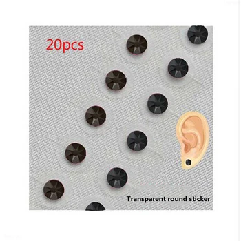 Magnetic Șirag de mărgele /5 culori de cristal ureche Plasture Transparent Bandă Anti-alergice terapia Magnetică Ureche Presiune Lipi Urechea Auriculoterapie