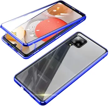 Magnetice de Adsorbție Caz pentru Samsung Galaxy S20 Ultra S20 FE Clar Sticla Flip Cover pentru Samsung Galaxy S20Plus
