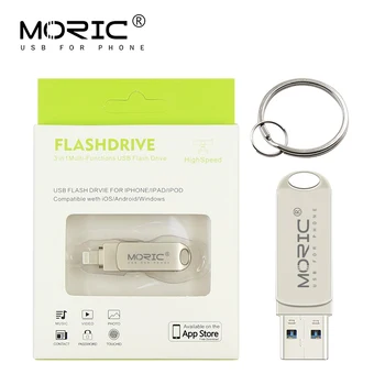 Mai nou USB 3.0 OTG Flash Drive USB de 128GB, 256GB Pendrive 128GB 64GB 32GB 16GB Mentale Pen Drive Memory stick U disc pentru iPhone