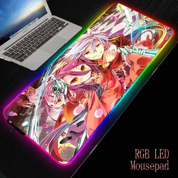 Mairuige Anime Nu Joc de Viata Mare de Lumină LED RGB Gaming Mouse Pad USB Cablu Mousepad Soareci Mat 7 Uimi Culori pentru Calculator PC