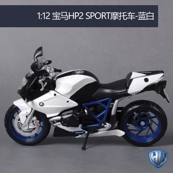 Maisto 1:12 4 stil motocicleta Model de masina de Jucarie Pentru BMW R nineT Scrambler s 1000 rr HP2 SPORT R1200 GS moto jucărie mașină cu cutie