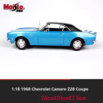 Maisto 1:18 1967 Chevrolet Camaro SS 396 Simulare Aliaj Masina Retro Model Clasic Model de Masina Decor Masina