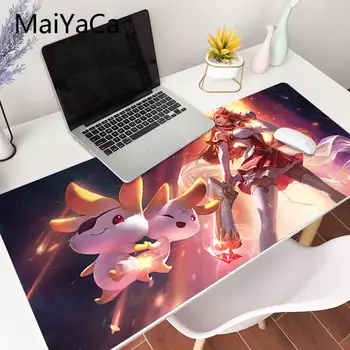 MaiYaCa stele Guardian Ahri LoL-League of Legends Frumos Anime Mouse-ul Mat XXL Mause Pad Tastatura Laptop Birou Mat pentru pc gamer