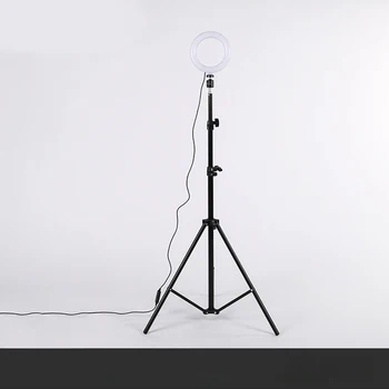 MAMEN CONDUS Selfie 6 inch Inel de Lumina 16cm Video, Fotografie de Studio Pentru Youtube Frumusete Umple de Lumină Lampă Cu Trepied Machiaj USB Plug