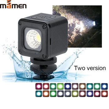 MAMEN cu LED-uri Impermeabil Video Studio Lumina Estompat Fotografie de Iluminat Pe Camera Pentru Dronele DJI Osmo Buzunar GoPro Osmo Acțiune