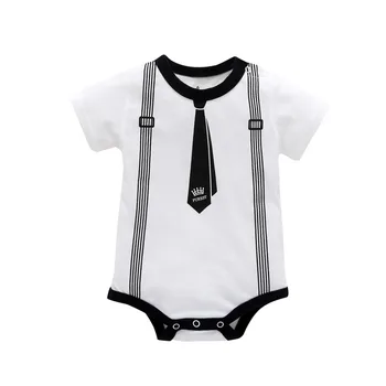 Maneca lunga body pentru baby boy haine de vară o-neck bumbac nou-născut tripleți 2019 moda new born costum alb 3-24M
