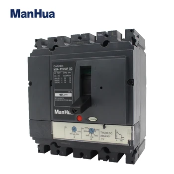ManHua 4P Capacitate de Rupere Reglabil 250A MSX-PV250F DC Turnate Caz Întrerupător de Circuit