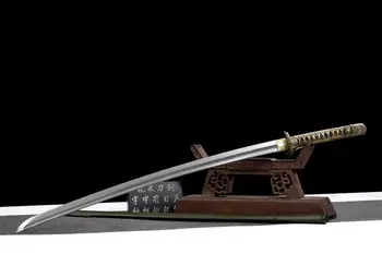 Manual Ascuțite Militare 98 Tip De Sabie Japoneză Sabie Robust Din Oțel Arc Lama Katana Samurai Full Tang
