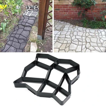 Manual de Pavaj de Cărămidă Ciment Matrite DIY Plastic Calea Filtru de Mucegai Grădină Drum de Piatră Beton, Matrite Pentru Gradina de Acasa