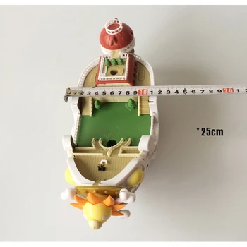 Mare Figura Anime ONE PIECE Nava de Mii de Soare Va Pirat Vesel Barca Puzzle a Asambla Modelul de Jucărie Blocuri