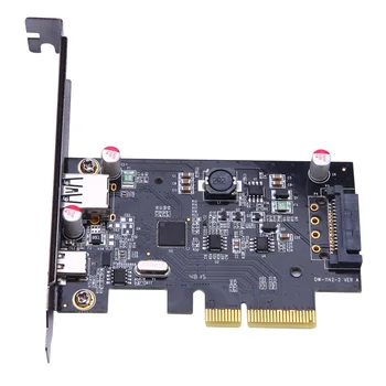 Mare-Q Desktop 10Gb/s USB 3.1 de Tip C + USB Rapidă Schimbare Port PCI-e 4x PCIe extern USB-C Adaptor pci express riser card