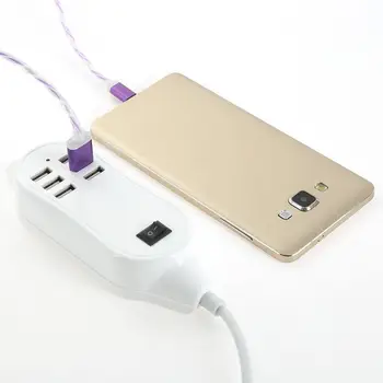 Marea BRITANIE UE NE-a 6-Port Multi-funcție USB Hub Încărcător de Perete Stație de Alimentare Adaptor de Călătorie Rapidă Încărcător Rapid Pentru iPhone Acasă