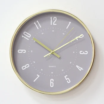 Mari de Aur Ceas de Perete Bucatarie Moderna Ceas Gri Ceasuri ceasuri de Perete Acasă Tăcut Dormitor Seif Ascuns Pendula Murală Decor Acasă FZ078