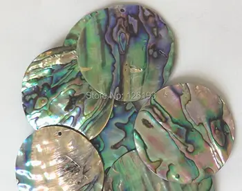 Mari de Bijuterii din Noua zeelandă abalone shell margele pentru a face bijuterii naturale de coajă scoică abalone pandantive rotunde plate