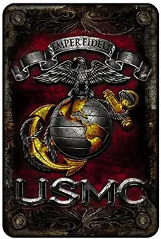 Marine Corps Perete Semne, USMC Metal Sign