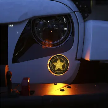 Marloo Cinci Stele Amber LED-uri Față de semnalizare pentru perioada 2007-2018 Jeep Wrangler JK & Wrangler Unlimited