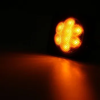 Marloo Lentile de Fum Amber LED Lumina de Semnalizare Față & Fender de poziție Laterale Lumina de Asamblare Pentru Perioada 2007-2017 Jeep Wrangler JK JKU