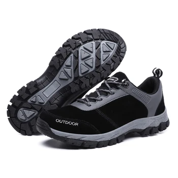 MARSON Bărbați în aer liber Adidasi Piele Barbati Pantofi Impermeabil Drumeții Pantofi Respirabil Cauciuc rezistent la Uzura Turistice Pantofi