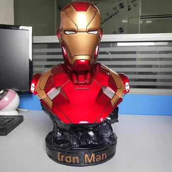 Marvel Avengers bust de Ironman Mark 46 Rășină Ironman Statuie din PVC Figurine Jucarii