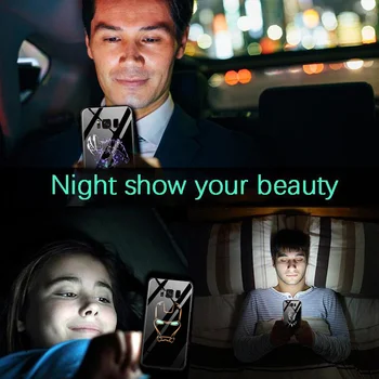Marvel Batman Luminos de Caz Pentru Samsung Galaxy s8 s9 s10 plus note10 Sticlă Coque Pentru Samsung Galaxy Note 10 9 Note8 Caz S10 5G