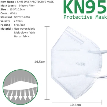 Masca de fata KN95 Praf de Gura Masca de Protectie FFP2 Măști de Siguranță Respirator dovada de Praf masca Reutilizabile FF2 Maske Supapă de Respirație