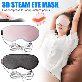 Masca de ochi USB Încălzit Masca de Ochi mai Cald 3D Aburi Masca de Ochi Compresa Fierbinte Calma Oboseala Ochilor Inteligente de Distribuție Plasture pe Ochi Health99