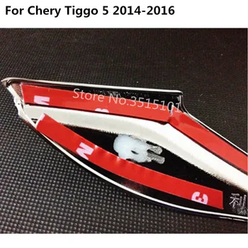 Masina ABS cromat spate vedere din spate Retrovizoare spranceana Oglindă Laterală Acopere stick trim cadru 2 buc Pentru Chery Tiggo 5 Tiggo5 2016