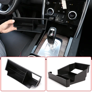 Masina Consola centrala Cotiera Cutie Depozitare Cheie Telefon Tavă ABS Negru Pentru Land Rover Discovery Sport 2020 Accesorii Auto Interior
