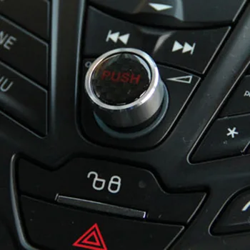 Masina de Aluminiu Buton de Control al Volumului Garnitura Capac Buton Cheie Autocolant Huse pentru Ford Noul Focus 3 MK3 la MK4 anii 2012-2016 accesorii