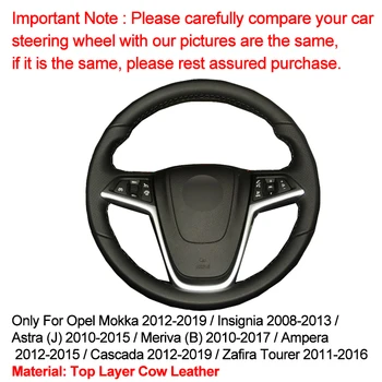 Masina De Cusut De Mână Capac Volan De Sus Piele De Vacă Pentru Opel Mokka 2012-2019 Insignia 2008-2013 Astra (J) 2010-Meriva (B)