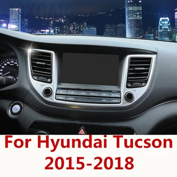 Masina de Navigație Interioare Panou de Control aer conditionat priza Cadru Decorativ de Acoperire Garnitura Pentru Hyundai Tucson-2018