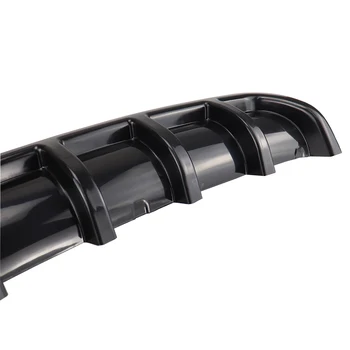 Masina de înaltă Calitate Spoiler Șasiu Aripioara de Rechin Fin Tip de Îndoire a Introduce Bara Spate Buza Difuzor Universal ABS Rechin Difuzor Negru