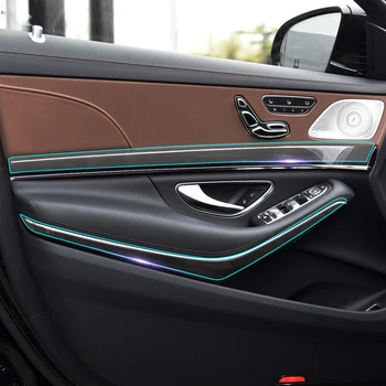 Masina Interior Invizibil Film Protector Centru de Consola de Control Potrivite Panou de Autocolant pentru Mercedes Benz S class w222 Maybach s400