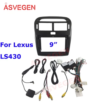 Masina Jucător de Radio Kit Cadru Pentru Lexus LS430 Masina Cadru Cu Cablu de Navigare GPS Măștii Panoului de Cadru