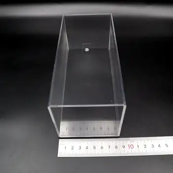 Masina Model Acrilic Caz Transparent Praf cu Negru de Bază 1/32 Scară Afișa Caseta de Înaltă Calitate 18cm