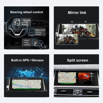 Masina Multimedia Player Pentru BMW Seria 7 F01 F02 CIC NBT 2009-Autoradio Android 10.0 Navigare Stereo, GPS, 4G 10.25 Ecran