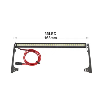 Masina RC Acoperiș Lampa de 36 LED Bar pentru 1/10 RC Crawler Axial SCX10 90046 90060 SCX24 Jeep Wrangler JK Rubicon Corp