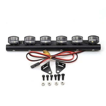 Masina RC Light Bar Kit 6 Led-uri de caroserie Acoperiș Lumini de 1/10 RC Crawler Masina Camion Accesorii