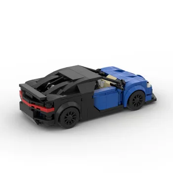 Masina sport de Serie Blocuri Compatibil MOC-31789 Bugatti Chiron Supercar Tehnice Cărămizi Diy Jucărie Cadou de Crăciun