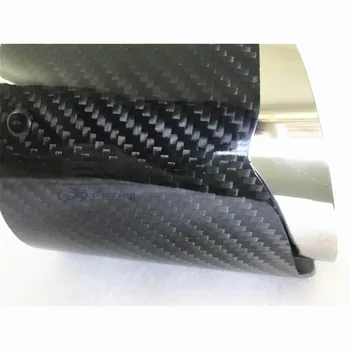 Masina universal modiflcation din oțel inoxidabil singură țeavă de eșapament full carbon remus logo-ul negru mat capacul tobei de eșapament sfat pentru merc